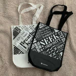 2 Lululemon Reusable Bags